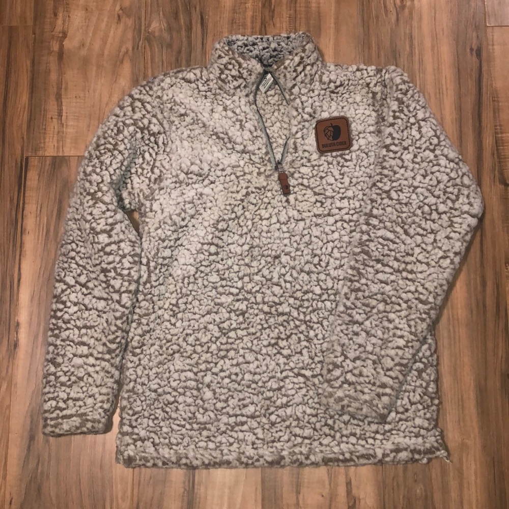 1/4 Zip Sherpa Duluth Cider